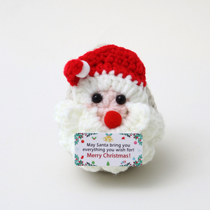 Poupée en crochet bonhomme de pain d'épices, décoration de Noël faite à la main, amigurumi mignon, cadeau de fêtes, poupée en crochet bonhomme de pain d'épices - Product Image 2
