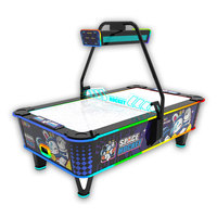 Table de hockey sur air commerciale, machine de jeu d'arcade à monnayeur, 2 joueurs, divertissement sportif d'intérieur, table de divertissement électronique avec marqueur de score, CE Pro