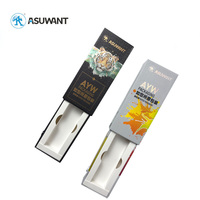 Boîte d'emballage de cigarettes personnalisée, design unique, écologique, résistante aux enfants, avec dorure à chaud et gaufrage UV