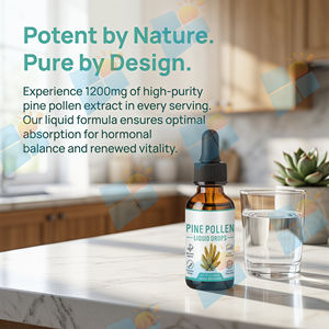 Extrait de pollen de pin en gros, marque privée OEM/ODM, gouttes liquides, complément alimentaire pour hommes et femmes, soutien hépatique, booster d'énergie - Product Image 3