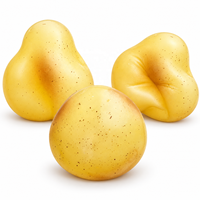HD 6cm Vormbaar Aardappel Squishy Speelgoed Langzaam Terugverende Decompressie Realistisch Voedsel Speelgoed Fruit Stressverlichting Knijpen Jongens 5 7 Jaar