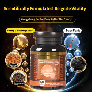 Großhandelspreis Maca Männlicher Booster Fruchtbarkeits-Nahrungsergänzungsmittel 100% Natürliches Hirschpenis-Softgel für Ausdauer und Kraft - Product Image 3