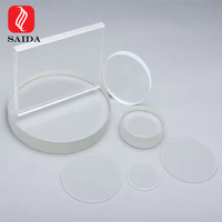 Kaca Borosilikat Temper OEM Extra Clear Float 1mm-6mm untuk Lampu LED, Lapisan AR, Sablon untuk Kamar Mandi dan Solar