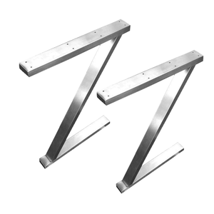 Prix d'usine, pieds en acier inoxydable pour meubles, pieds de table à manger en métal, <span class=keywords><strong>base</strong></span> de banc, pieds de table en forme de <span class=keywords><strong>Z</strong></span> à vendre - Product Image 1