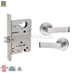 KEYMAN U.L Brandschutz klasse 3H ANSI/BHMA Grade 1 American Standard Einst eck schloss F01 Durchgangs korridor Türschloss körper - Product Image 3