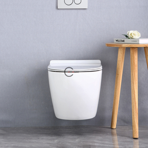 Kit de toilette blanc compact conforme à l'ADA, design gain de place avec surface pour petite salle de bain - Product Image 3