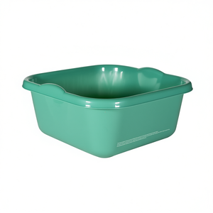 Belli E Forti Lavabo Irregular 345x345x160mm Verde PP Fácil de Limpiar Contenedor de Lavado Moderno para Uso en Cocina - Product Image 3