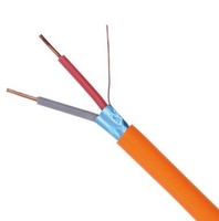 Câble blindé multiconducteur 3 fils en cuivre nu de haute qualité pour système d'alarme incendie, câble aérien torsadé en PVC