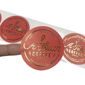 Etiqueta Adhesiva Personalizada con Logotipo, Lámina de Oro Plateada Mate, Impresión UV en Relieve, Vinilo, Característica Holográfica, Sello de Envasado de Alimentos - Product Image 4