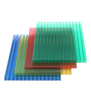 Doble pared <span class=keywords><strong>policarbonato</strong></span> para techos <span class=keywords><strong>de</strong></span> efecto invernadero paneles 10mm <span class=keywords><strong>policarbonato</strong></span> roofing material <span class=keywords><strong>de</strong></span> efecto invernadero - Product Image 4