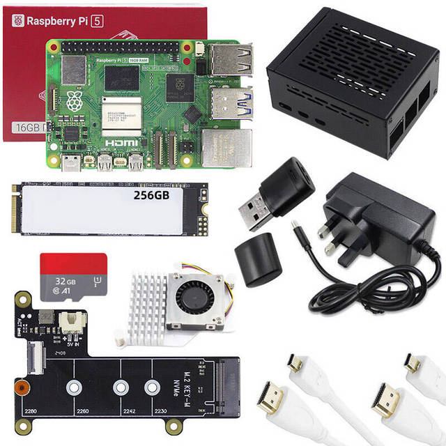 Raspberry Pi 5 Din Rail Development Board Kit 2GB/4GB/8GB RAM BCM2712 Processor SC1112 USB Interface Industrial Control IoT