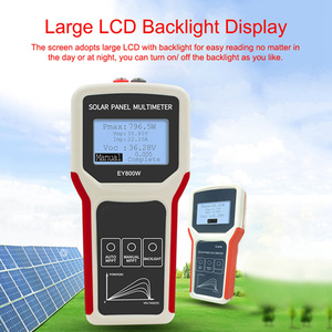 <b>Portable</b> Handheld Photovoltaic <b>Panel</b> Multimeter Auto/ Manual MPPT Detection <b>Solar</b> <b>Panel</b> MPPT Tester With LCD Backlight Display O - Product Image 5