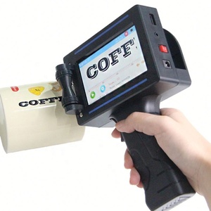 Mini impresora de inyección de tinta portátil inteligente portátil, todas las superficies, fecha de caducidad térmica, logotipo, inyección láser, solvente de 12,7 Mm - Product Image 2