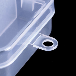 Boîte transparente en plastique pour la pêche, accessoire de <span class=keywords><strong>leurre</strong></span> pour attraper des poissons, couche unique, 1 pièce - Product Image 3
