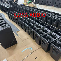 HDL 30-A Haut-Parleurs de Ligne Actifs Amplifiés Puissants Double 10 Pouces, Système Sonore Professionnel pour Scène HDL 30a