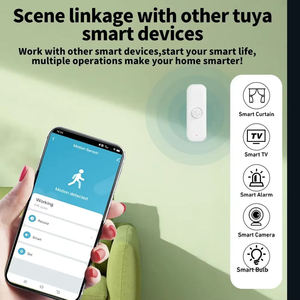 TY-P01 Tuya WiFI เซ็นเซอร์ตรวจจับความเคลื่อนไหว PIR สมาร์ทเซ็นเซอร์ตรวจจับร่างกายมนุษย์ ป้องกันขโมยในบ้าน ควบคุมผ่านแอพ รีโมทคอนโทรล สมาร์ทไลฟ์ สำหรับบ้านอัจฉริยะ - Product Image 3