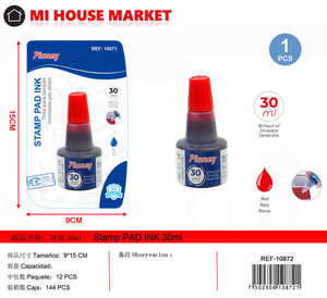 หมึกปั๊มตราพิโอนี่ 30 มล. สีแดง สำหรับปั๊มตรา - Product Image 1