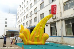 Flor Inflável Colorida para Cenário Comercial, Flor Personalizada, Dispositivo de Decoração Inflável Arco-Íris para Decoração de Shopping - Product Image 5