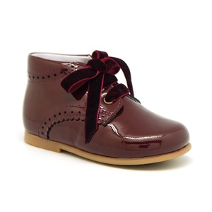 Autunno Inverno Bambini Piccoli Pattini di Vestito Comode Velvet Lace Up Del Bambino Della Ragazza di Avvio Alla Caviglia - Product Image 5