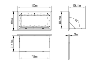 Accessoires de caravane pour camping-car Caravane de pique-nique externe Table pliante pour camping-car - Product Image 2