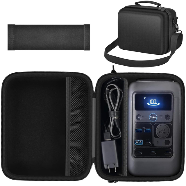 Power Bank Case SOLIX C200/C300 DC Solar Power Station Charger Battery Storage Holder Protector Cover Durable Smell Proof
