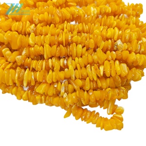 Le vere perle di ambra baltica grezza possono essere utilizzate per la collana di colore naturale invertito arcobaleno di design ambra naturale - Product Image 5