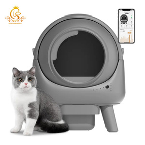 EUR PET Vente directe usine <span class=keywords><strong>Bac</strong></span> <span class=keywords><strong>à</strong></span> litière automatique autonettoyant pour chats, capacité 50L, avec fonction désodorisante - Product Image 5