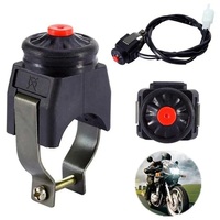 Interrupteur de guidon pour moto, bouton poussoir rouge jaune, démarreur Dirt Bike ATV UTV Dual Sport, 22mm, 7/8 pouces