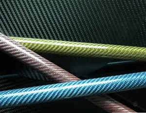 High Strength 3k Plain Gloss Matte Twill Gloss Matte Carbon Fiber Tube 10mm 11mm 12mm 15mm 1000mm Length Used For Aerospace