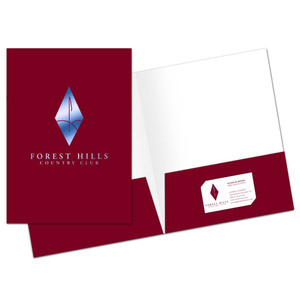 ปรับแต่งโฟลเดอร์A4โลโก้พิมพ์โฟลเดอร์การนำเสนอภาษีรายได้ด้วยด้านหลัก - Product Image 6