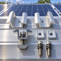 Pince de fixation solaire personnalisée en aluminium pour panneaux photovoltaïques – Accessoires de montage pour structure photovoltaïque