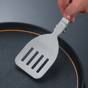 Set di Utensili da <span class=keywords><strong>Cucina</strong></span> Portatili Ultra-leggeri <span class=keywords><strong>in</strong></span> Acciaio Inox 304, Cucchiaio, Colino e Spatola Pieghevoli per Campeggio e <span class=keywords><strong>Cucina</strong></span> all'Aperto - Product Image 3