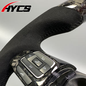 Volant en Fiber de carbone de Style sport personnalisé haut de gamme pour Volkswagen VW <span class=keywords><strong>Golf</strong></span> 6 7 6R MK6 MK7 MK7.5 GTI Jetta Passat CC - Product Image 3