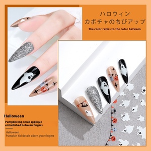 <span class=keywords><strong>2023</strong></span> Fluorescent 3D Nail Stickers Bijoux En Plastique Décoratif Beauté Autocollants Style Européen Américain pour <span class=keywords><strong>Halloween</strong></span> Net Celebrant - Product Image 4