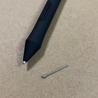Wacom One DTC-133/BOOX Max Tampon graphique à dessin Styli Nib Pen Tip Replacement 1PC Metal Standard Nibs Styli Nib Pen Tip Metal