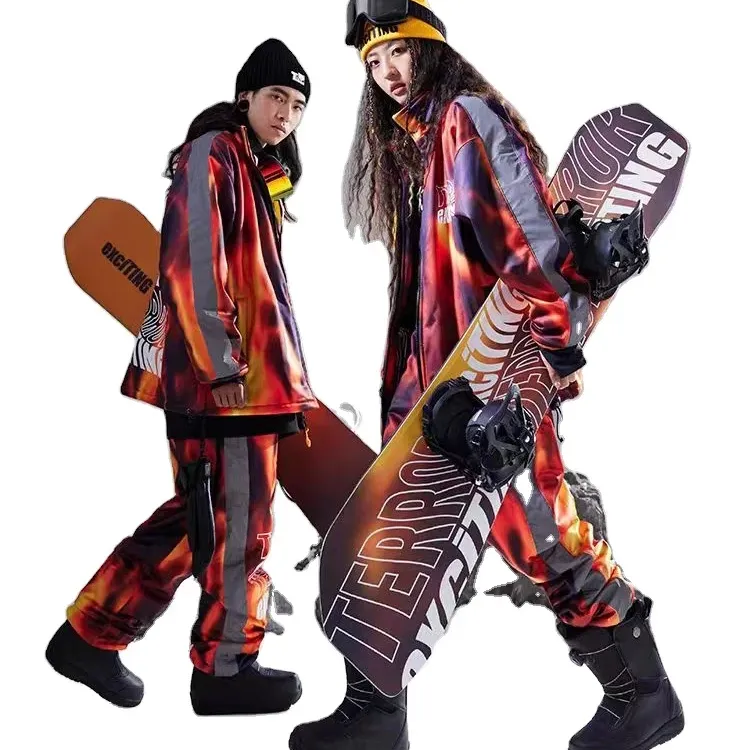 Новая Лыжная одежда для женщин зимняя одежда для катания на лыжах и сноуборде ветрозащитная Водонепроницаемая уличная спортивная куртка