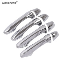 WZXDAUTO Chrome Accessoires Décor De Porte De Voiture Poignées Latérales Poignée Couverture Garniture 2013 2014 pour Santa Fe IX45