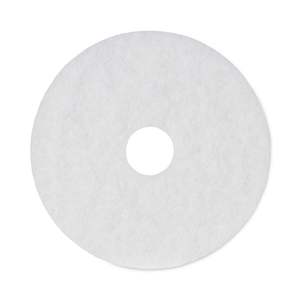 Boardwalk BWK4016WHI 16-Inch White Diamond Polishing Floor Pads Grinding & <b>Buffing</b> Pads for Granite Application 5/Carton - Product Image 2