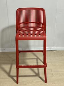 2025 thiết kế mới Thanh Nhà Hàng nhà bếp đầy màu sắc truy cập Chiều cao tựa lưng Nhựa Thanh phân với chỗ để chân - Product Image 6