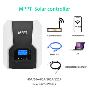 Offre Spéciale vente en gros 40 60 80 <span class=keywords><strong>100</strong></span> 120A Lithiumn régulateurs 12/24/36/48V Auto <span class=keywords><strong>MPPT</strong></span> contrôleur de chargeur solaire pour système solaire - Product Image 6