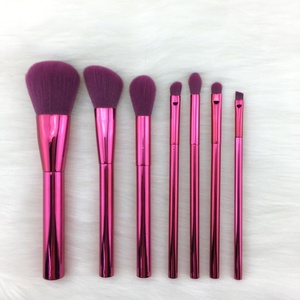 Eco Friendly Custom Made Best Quality Mineral Customizable Supplier Logo Private Label <strong>Red</strong> Hair <strong>Buy</strong> Make up Brushes - Product Image 1