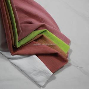 Alta calidad 180d cey cáñamo 174gsm alto elástico cey tela bordado arrugado aplastado cey crepe tela para vestido - Product Image 3
