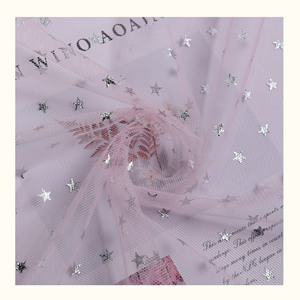 <span class=keywords><strong>Oro</strong></span> stella foglio di tessuto di <span class=keywords><strong>tulle</strong></span> foglio di tessuto stampa a caldo tessuto di <span class=keywords><strong>tulle</strong></span> per il vestito - Product Image 5