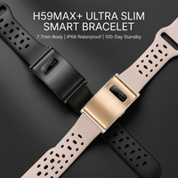 Reloj Inteligente H59MAX+ con Correa, 30 Días de Autonomía, Informe de Salud con IA, Resistente al Agua, Monitor de Frecuencia Cardíaca, Oxígeno en Sangre, Rastreador de HRV, Pantalla LED