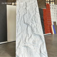 Panneaux muraux personnalisés en usine Panneaux muraux flexibles en fausse pierre PU pour extérieur