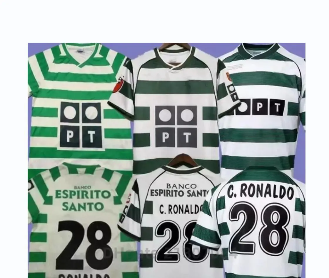 LisboaレトロサッカージャージロナルドマリウスニクラエジョアンピントリスボンC.RONALDOクラシックヴィンテージフットボールシャツトップススポーツ