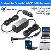 Adaptor Daya Mobil 9-32V DC 65W 16V 3.75A 16V 4.06A 15.6V 4.06A untuk Laptop Panasonic Toughbook CF 30 DC Adaptor Pengisi Daya Mobil
