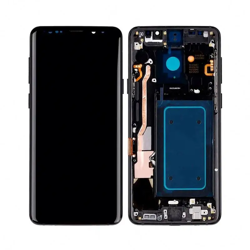 For Samsung S9 Plus LCD With Touch Screen For Samsung For Galaxy S9+ S9 Plus G965 LCD Display With Digitizer Frame