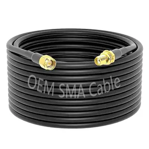Rg174 Rg316 Rg58 Wifi Antenna Male Female Connector Cable Sma To Sma Rf Pigtail Coaxial Cable Assemblies Manufacturing