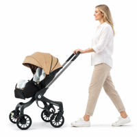 Poussette pliable légère en alliage d'aluminium OEM ODM pour bébés nouveau-nés de 0 à 3 ans, idéale pour les voyages